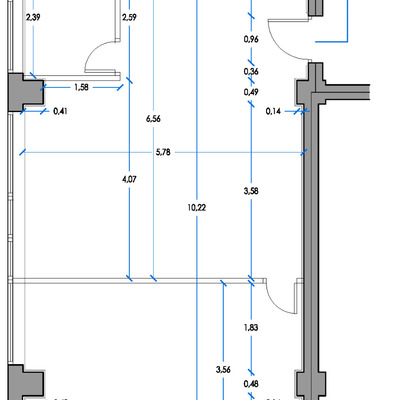 Planta de distribución acotada