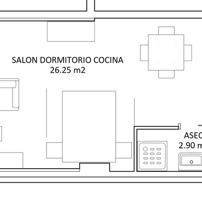 Proyecto de Cambio de Uso de Local a Vivienda en Moncloa - Madrid