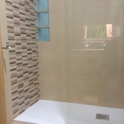 instalación plato de ducha antideslizante