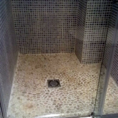 Plato de ducha de obra