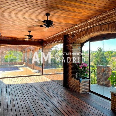 Acristalamiento de porche en Villaviciosa de Odón