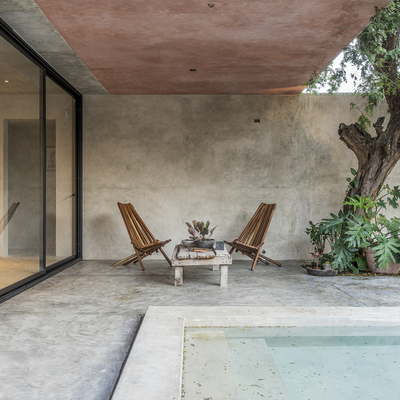 Porche de la vivienda