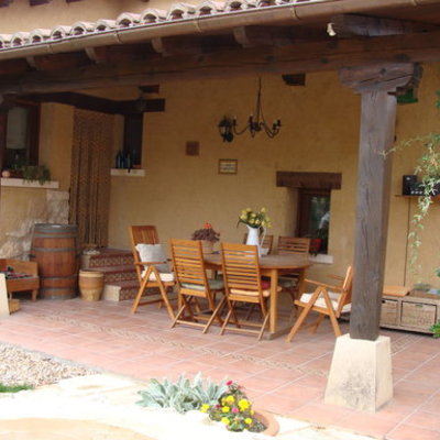 Porche rústico
