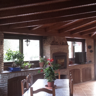 PORCHE RÚSTICO CASA DE CAMPO