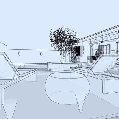 Proyecto porche y piscina SD