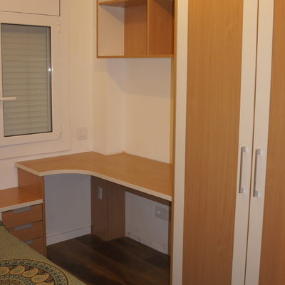 Mueble a medida en el dormitorio