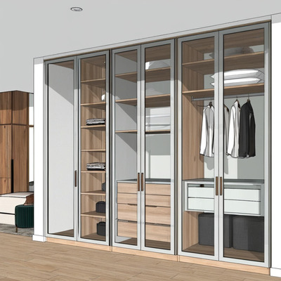 Dormitorio con panel de madera en negro mate