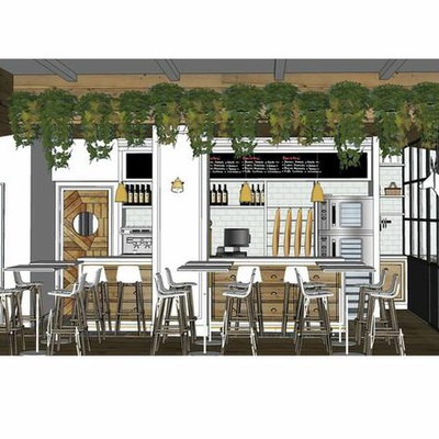 Proyecto de bar restaurante fromagerie en Madrid 