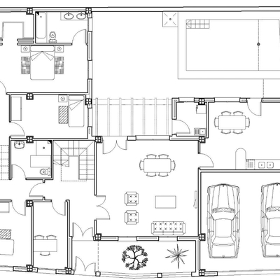 PROYECTO DE VIVIENDA UNIFAMILIAR, GARAJE Y PISCINA