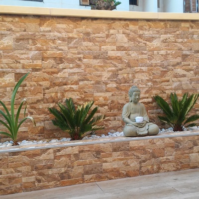 Proyecto termiando con decoración buda