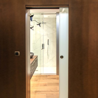 PUERTA CRISTAL EMBUTIDA