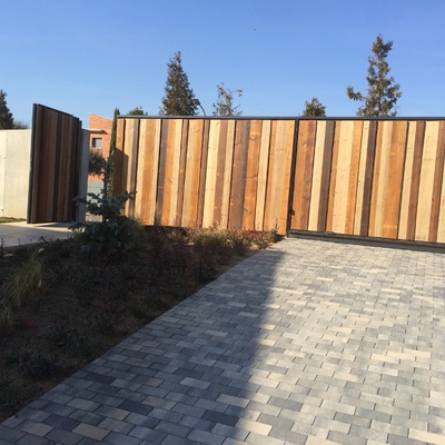 Puerta peatonal y vehículos 