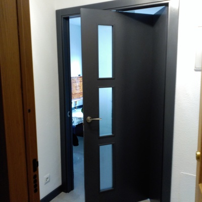 Puerta de paso plegable