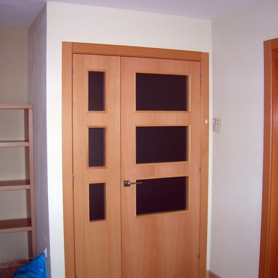 puertas de haya vaporizada