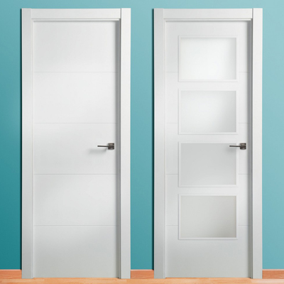 Puertas lacadas blancas