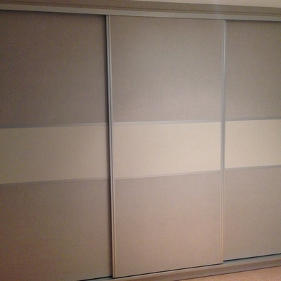 Puertas tipo japonesa acabado textil 