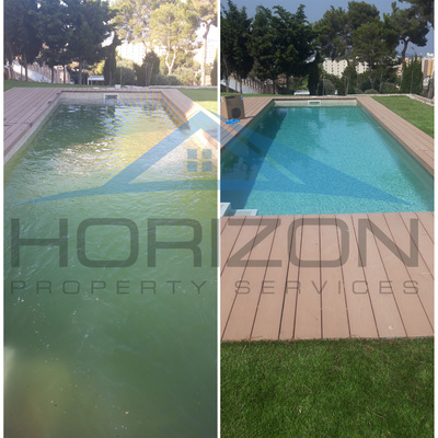 Puesta a punto la piscina