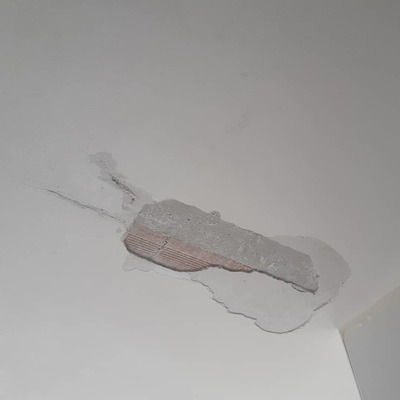 Reparación y pintura techo cocina