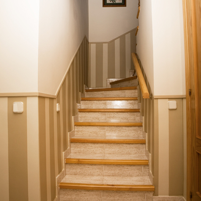 Rayas en tiro de escalera