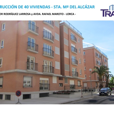 40 viviendas y sótanos-garajes