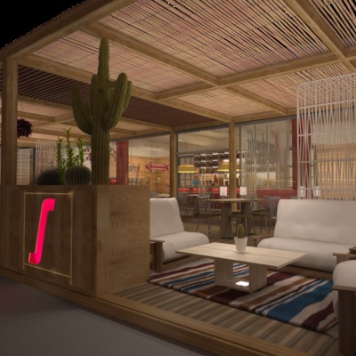 Reforma bar/restaurante Segafredo en el Hotel Wela