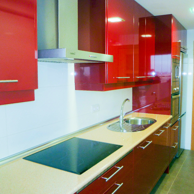 Reforma cocina roja Leganés