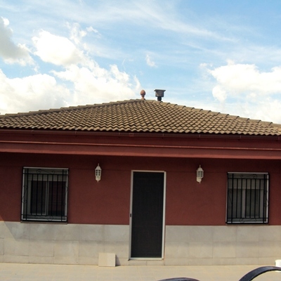 Reforma efectuada fachada principal