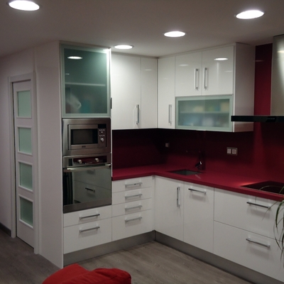 Reforma integral cocina con estructura interior tabique