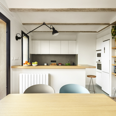 Reforma Integral de Comedor y Cocina abierta en Dúplex