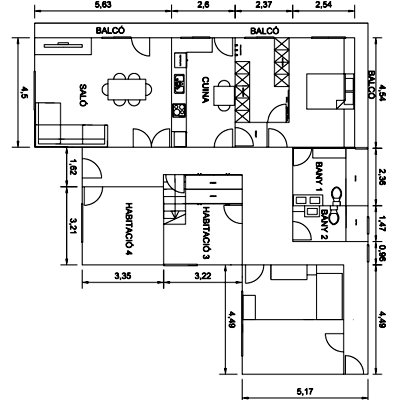 Vivienda De Una Sola Planta