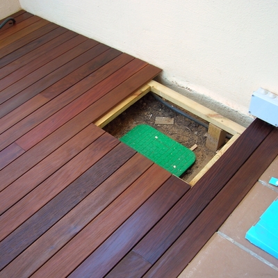 registro para facilitar el acceso a  la arqueta de el riego.