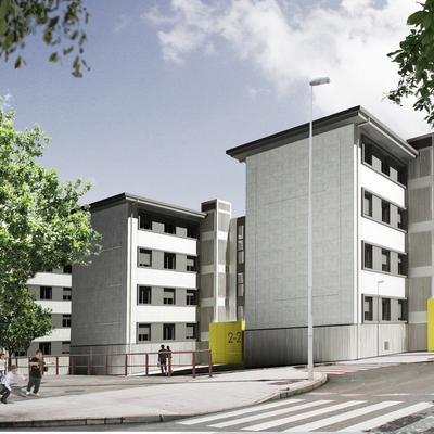 Rehabilitación de 14 bloques de viviendas del poblado de Inuesa, Lloreda (Tremañes) Gijón