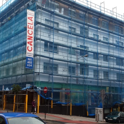 Rehabilitación de Fachadas con SATE y Cubierta