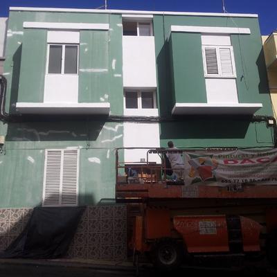 Rehabilitación Fachada Perez Munoz Nº 34