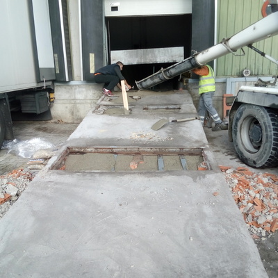 Construcción de una rampa