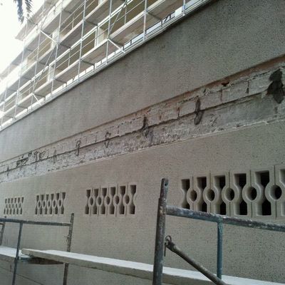 Reparaciones puntuales en fachada