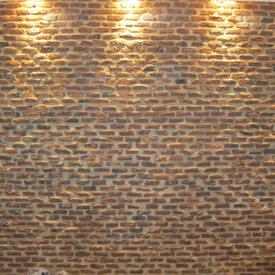 Restauracion de ladrillo rustico.