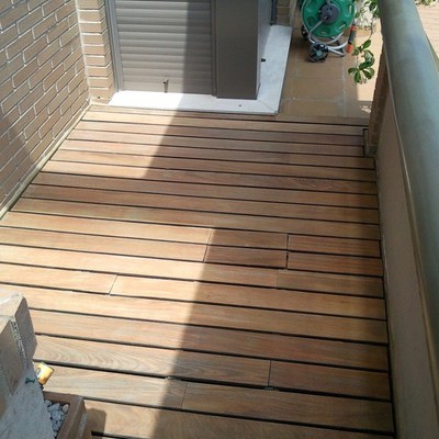 RESTAURACIÓN TARIMA EXTERIOR IPE