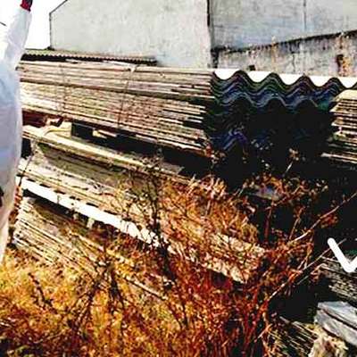 Retirada de amianto en casa particular