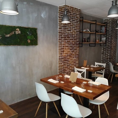 PINTURA-MICROCEMENTO DECORATIVO RESTAURANTE