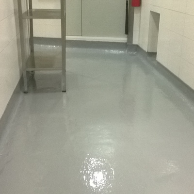 Suelo epoxy en cocina, Granada