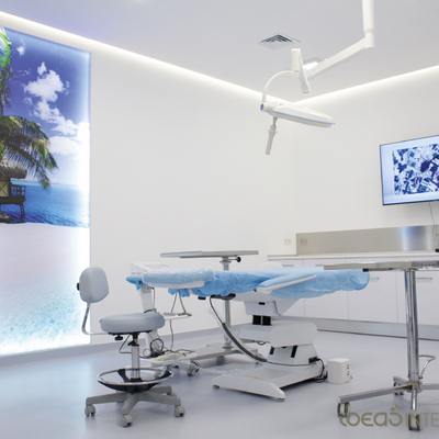 Sala de Injertos capilares de la clínica.