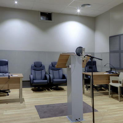 Sala de locución 2 Auditorio y control