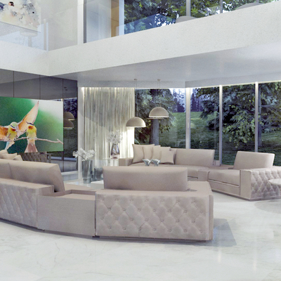 salón 100m2 con doble altura.