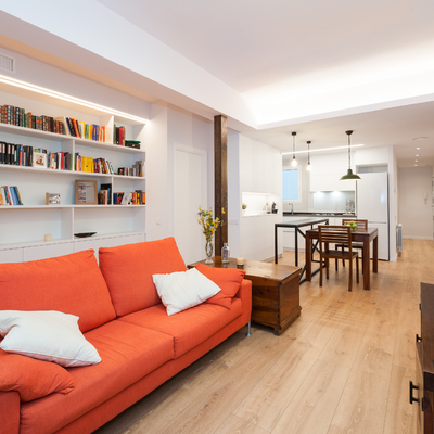 Salón abierto al comedor