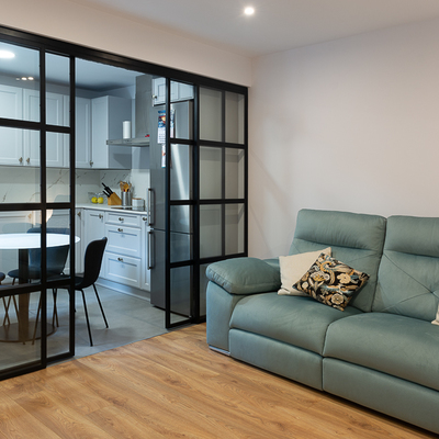 Salón-Cocina Después