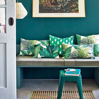 pared verde