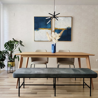 Salón-comedor abierto