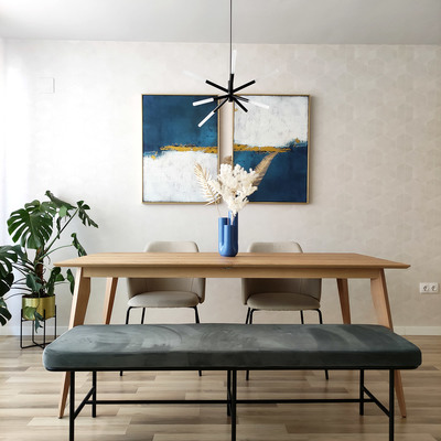 Salón-comedor abierto