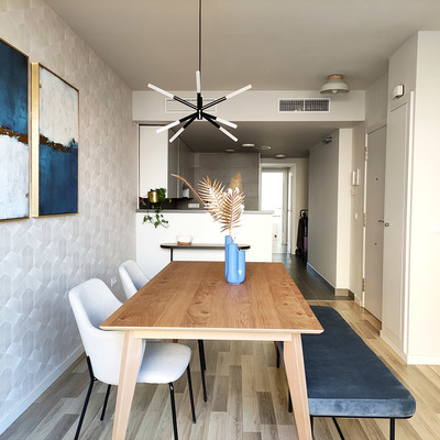 Salón-comedor abierto